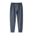 thumbnail image 1 of Gytharion Plus Size Sweatpants for Men Lightweight Breathable Cinch Bottom Drawstring Elastic Waist Joggers Loose Comfy Athletic Sport Pants with Pockets, 1 of 5