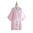 thumbnail image 1 of Gytharion Satin Robes for Women Elegant Kimono Silk Bathrobe Lightweight Casual Long Sleeve Bride Bridesmaid Robe Soft Comfy Belted Short Spa Robe Sleepwear Loungewear, 1 of 7