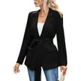 thumbnail image 1 of Gytharion Women’s Blazers Solid Color Long Sleeve Open Front Suit Jackets Relaxed Fit Business Casual Work Jackets, 1 of 7