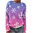 thumbnail image 1 of Gytharion Women's Christmas Sweatshirts Winter Xmas Graphic Printed Pullover Knitted Sweater Funny Casual Long Sleeve Crew Neck Holiday Shirts for Women, 1 of 4