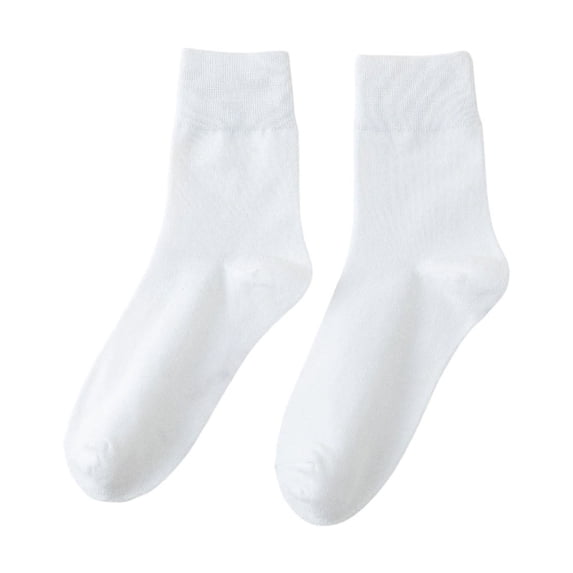 Gytharion Women's Crew Socks Classic Fashion Socks Solid Color Everyday Home Socks
