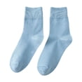 thumbnail image 1 of Gytharion Women's Crew Socks Classic Fashion Socks Solid Color Everyday Home Socks, 1 of 2