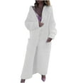 thumbnail image 1 of Gytharion Women's Plus Size Hooded Duster Knit Cardigans Open Front Long Sleeve Cardigan Sweaters with Pockets Long Cardigans, 1 of 6