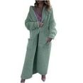 thumbnail image 1 of Gytharion Women's Plus Size Hooded Duster Knit Cardigans Open Front Long Sleeve Cardigan Sweaters with Pockets Long Cardigans, 1 of 6