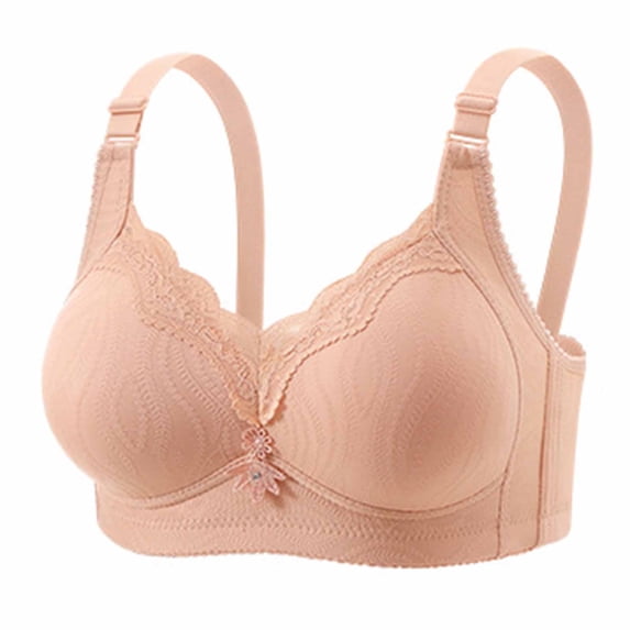 Gytharion Women's Plus Size Wireless Bras Solid Color Smooth Cups Wide Straps Full Coverage Bras Soft Supportive Everyday Seamless Bras