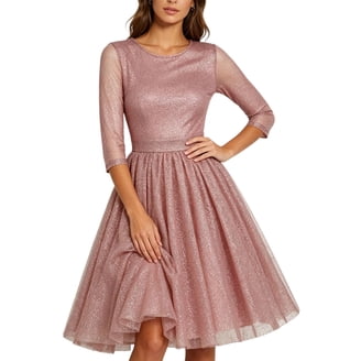 formal 3 4 sleeve dresses YGroup_15085817397613