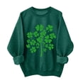 thumbnail image 1 of Gytharion Women's St. Patrick's Day Sweatshirts Loose Comfy Shamrock Crew Neck Tee Tops Lightweight Casual Long Sleeve Holiday Pullovers Cute St Patricks Shirts for Women, 1 of 3