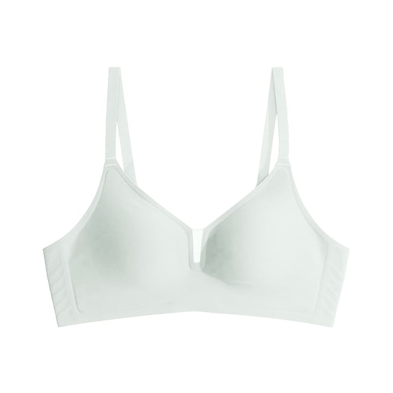 Gytharion Women's T Shirt Bras Solid Color Smooth Cups Adjustable Straps Seamless Bras Comfortable Everyday Wireless Bras