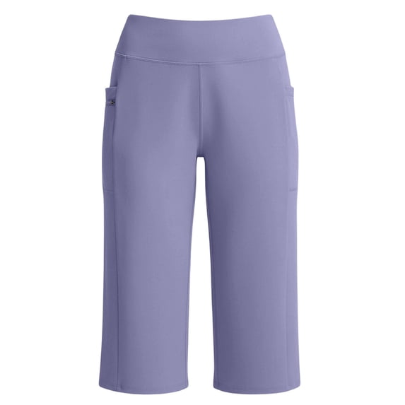 Gytharion Women's Wide Leg Capri Pants for Yoga Workout High Waist Stretch Capri Pants with Two Pockets Capri Pants