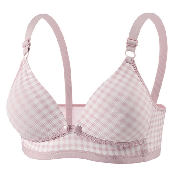 Gytharion Women's Wireless Bras Solid Color Breathable Mesh Adjustable Straps T Shirt Bras Comfortable Everyday Seamless Bras