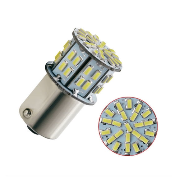 Gytml 1156 Led Car Brake Tail Light Bulbs 10 Pack High Bright Reverse Stop Lamp Replacement For Car Truck Rv Trailer Automotive Exterior Lighting(White-1.3")