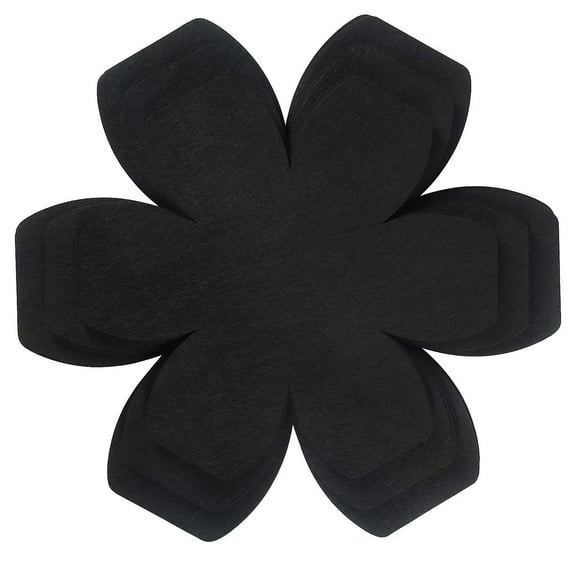 Gytml 12 Pcs Felt Pan Protectors For Stacking In 3 Sizes Glass Ceramic Plates And Cookwares Protecting Pads Larger & Thicker Pot Dividers Pan Separators Black-A