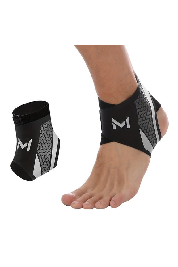 2PCS Ultra-Thin Ankle Brace Compression Sleeve, Anti-Sprain Ankle Support for Sports, Breathable Ankle Protector with Adjustable Strap for Men Women
