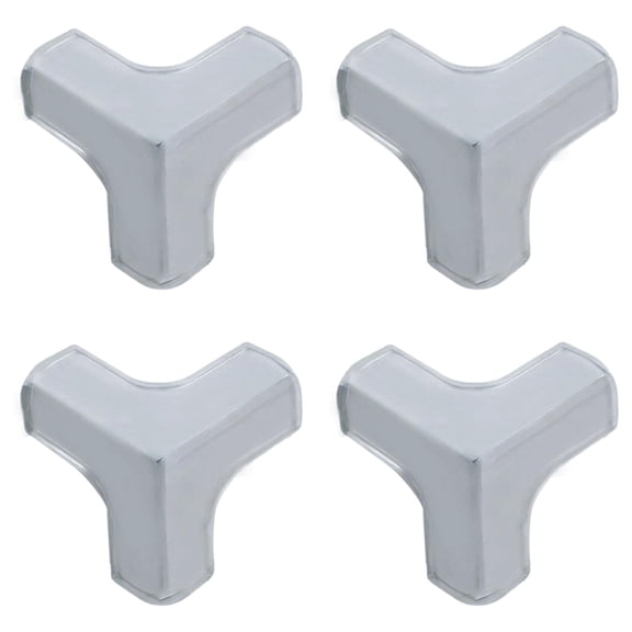 Gytml 4Pcs Thick Silicone Table Corner Protector Guards 1.77In Self Stick Anti-Collision Proof Corner Bumpers Furniture Edge Cushion Covers For Table Cabinet Sharp Corners(Clear-4Pcs)