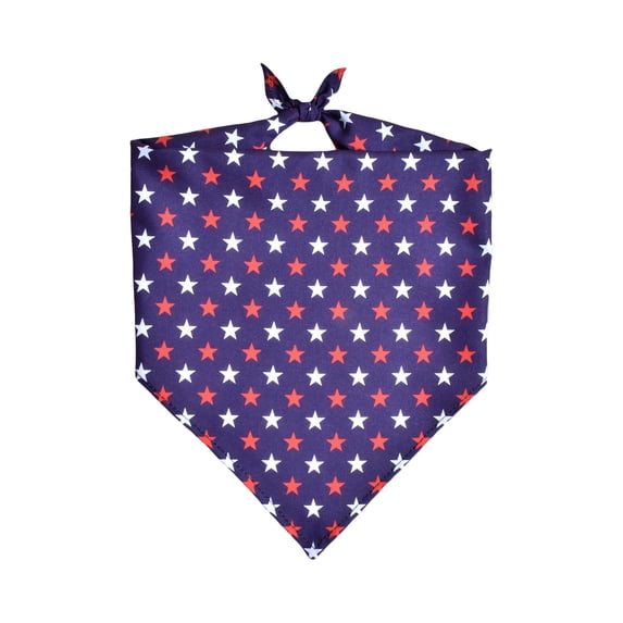 Gytml 4Th Of July Dog Bandanas Patriotic Flag Triangle Scarves For Dogs Cats, Adjustable Cotton Pet Bandanas For Independence Day B-64x45x45cm