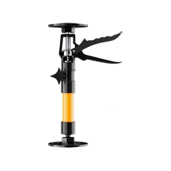Gytml Adjustable Cabinet Support Pole, 13.8"-23.6" Telescopic Cabinet Jack With 88Lbs Load Capacity, Thickened Steel Drywall Install Support(Yellow-10X20X30Cm)