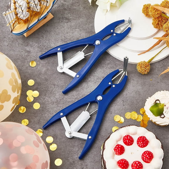 Gytml Balloon Stretcher Tool, 8.27" Latex Balloon Filler Expander, & Metal Balloon Stretching Pliers For Confetti Balloon Making & Party Decor(Blue-8.27")