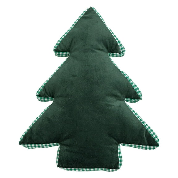 Gytml Christmas Themed Embroidered Cushion 3D Pattern Soft And Comfortable Winter Throw Pillow With Insert For Living Room And Bedroom Decoration Dark Green One Size