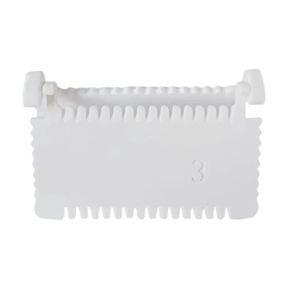 Gytml Clip-On Sewing Guide Ruler, 3Mm Fabric Edge Stitching Marker, Multi-Size Clip Tool For Straight Seams & Hemming(White-2.28 Inch)
