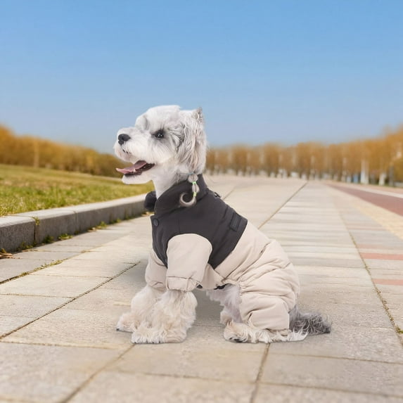 Gytml Cold-Resistant Full Body Dog Winter Coat, Warm Four Legs Covered Windproof Dog Jacket For Small To Large Dogs, Turtleneck Dogs Snowsuit, Pet Cold Weather Clothes B-M