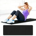 thumbnail image 1 of Gytml Extra Thick Non- Exercise Yoga Mat, 68"X24" Workout Mat With Cushion, Moisture-Proof Lightweight Portable Fitness Mat For Gym, Home & Travel Use(Black-173*60), 1 of 6