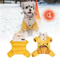 Gytml Full Body Dog Winter Coat, Warm Four Legs Covered Windproof Cold-Resistant Dog Jacket For Small To Large Dogs, Turtleneck Dogs Snowsuit, Pet Cold Weather Clothes D-XL