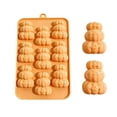 thumbnail image 1 of Gytml Halloween Silicone Baking Mold Food Grade Non‑Stick Chocolate Candy Mold Reusable Silicone Mold For Halloween Party Diy Baking Treat Making(Pumpkin-8.4"), 1 of 3