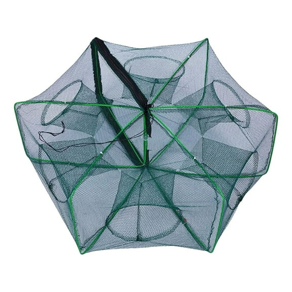 Gytml Heavy Duty Fishing Net, Durable Nylon Mesh Cast Net, Multi-Purpose Portable Fishing Gear For Outdoor Use(Green-6 Hole-25Cm*60Cm)