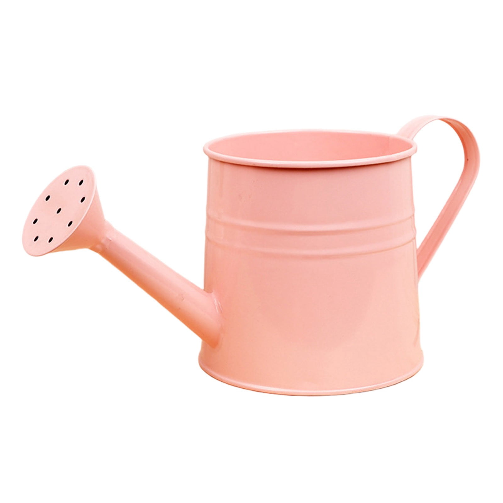 Gytml Metal Watering Can 33.8oz, Garden Watering Pot With Ergonomic Handle Lightweight Sturdy Garden Pot With Wide Mouth, For Potted Plants & Outdoor Gardens(Pink-12cm)