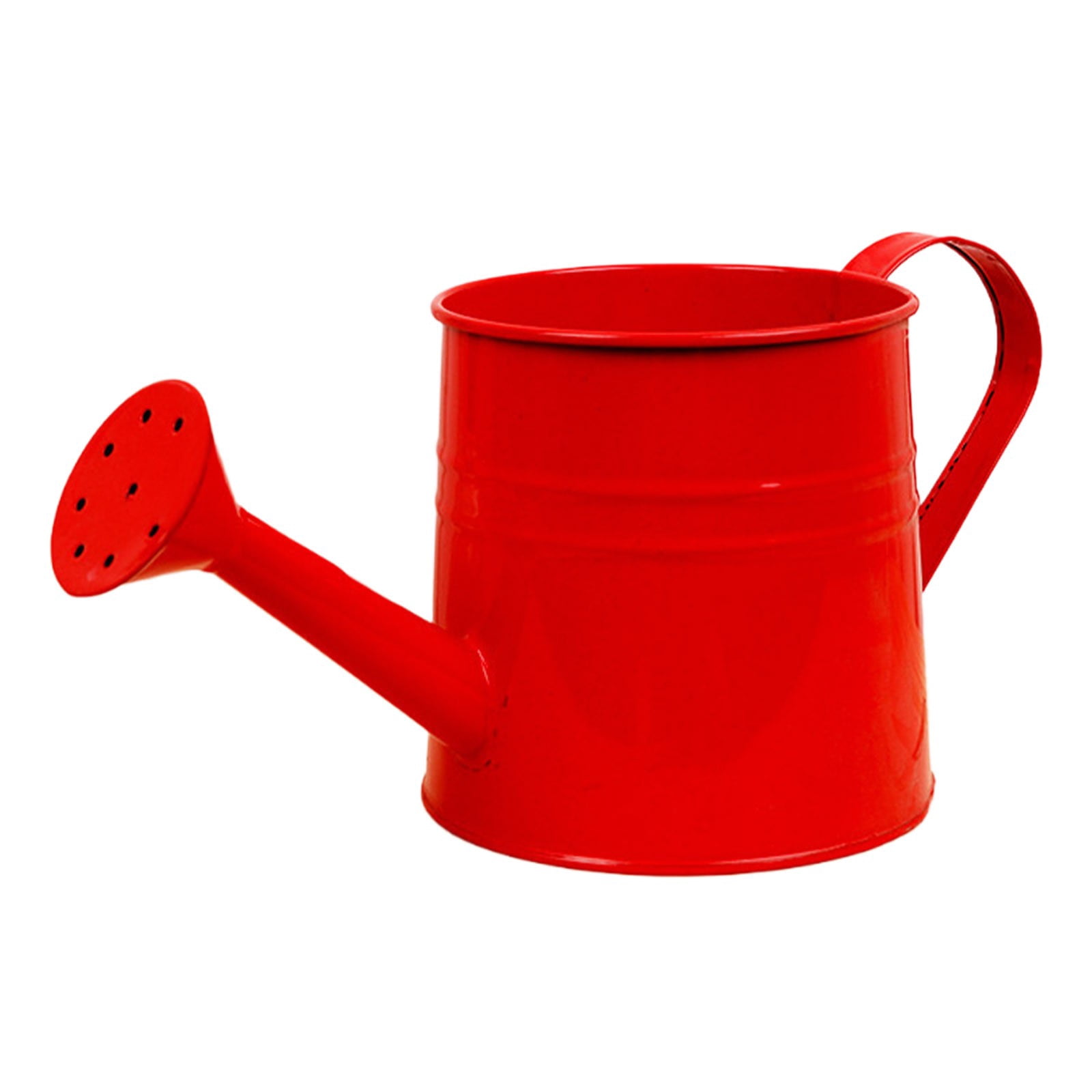 Gytml Metal Watering Can 33.8oz, Garden Watering Pot With Ergonomic Handle Lightweight Sturdy Garden Pot With Wide Mouth, For Potted & Outdoor Gardens(Red-12cm)