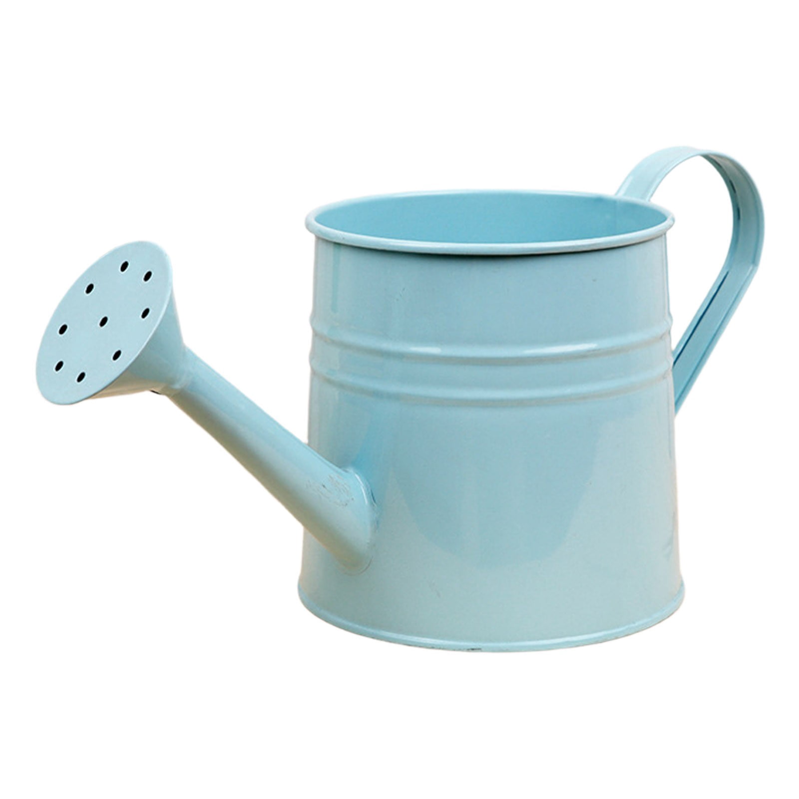 Gytml Metal Watering Can 33.8oz, Garden Watering Pot With Ergonomic Handle Lightweight Sturdy Garden Pot With Wide Mouth, For Potted & Outdoor Gardens(Sky Blue-12cm)