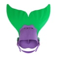 thumbnail image 1 of Gytml Monofin Swim Fin, One-Piece Training Monofin For Adults, Adjustable Foot Strap Monopod Fin For Pool & Open Water Swimming, Competitive Swim Training Equipment(C-42X41X4Cm), 1 of 6