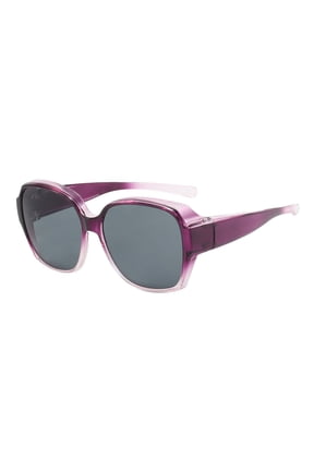 Polarized Fit Over Glasses Sunglasses, Polarized Uv Protection Wear Over Glasses For Driving, Outdoor & Daily Use For Adults(B-One Size)