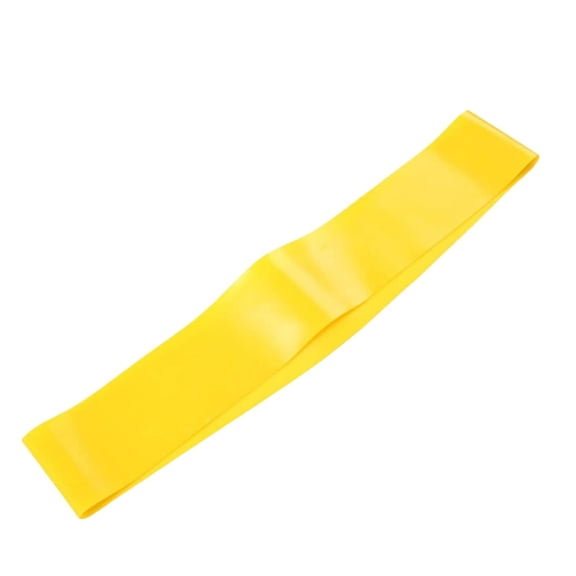 Gytml Portable Rubber Ankle Strap Loop, Stretchable Resistance Band Durable Workout Loop Band For Leg Training Daily Fitness(Yellow-23.62Inch)