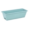 thumbnail image 1 of Gytml Rectangular Planter, Thickened Plastic Window Planter Box With Trays 17 Inches Flower And Vegetable Pots Containers For Indoor Outdoor Garden, Patio, Home Decor Blue-43X15cm, 1 of 4