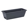 thumbnail image 1 of Gytml Rectangular Planter, Thickened Plastic Window Planter Box With Trays 17 Inches Flower And Vegetable Pots Containers For Indoor Outdoor Garden, Patio, Home Decor Black-43X15cm, 1 of 4