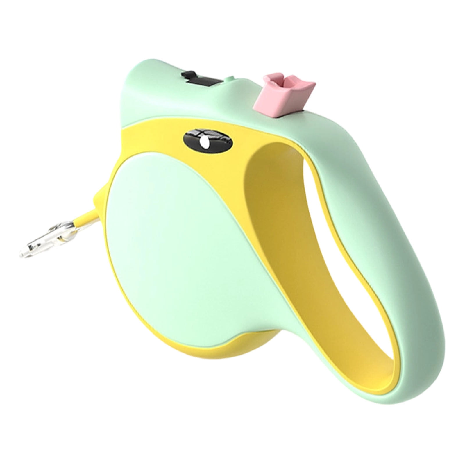 Gytml Retractable Dog Leash, Heavy-Duty One-Hand Lockable Walking Lead, Durable Tangle-Free Outdoor Safety Accessory For Small Medium Dogs(Yellow-16Ft)