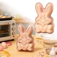 thumbnail image 1 of Gytml Silicone Bunny Cake Mold Baking Pan, Heat-Resistant Easter Bunny Shaped Cake Pan, Non-Stick Easy To Unmold 3D Rabbit Baking Molds For Easter Holiday Parties A-19cm, 1 of 7