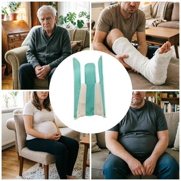 Gytml Sock Aid Helper Tool Lightweight Sock Puller Tool With Adjustable Straps Easy On Sock Assist For Limited Mobility & Post-Surgery Recovery(Green-5.12X8.66In)