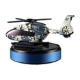 thumbnail image 1 of Gytml Solar Helicopter Car Air Freshener Rotating Metal Helicopter Essential Oil Diffuser Vehicle Dashboard Aromatherapy Ornament For Interior Odor Decor(B-4.33"), 1 of 4