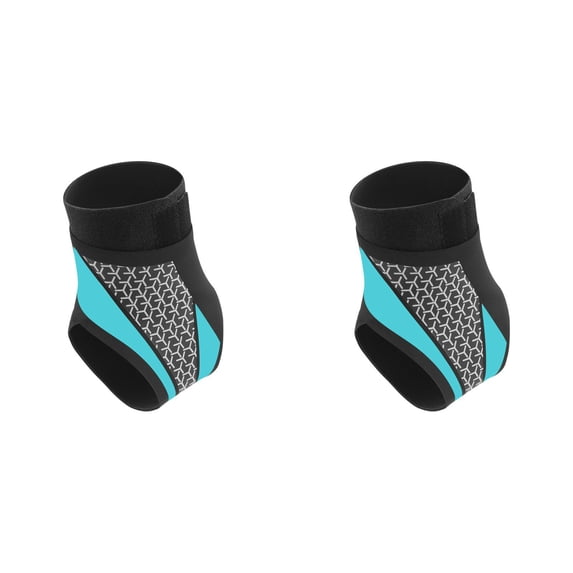 Gytml Sports Ankle Support Brace Anti- Ankle Stabilizer Sleeve Breathable Thin Ankle Guard For Running Gym Hiking Sprain Injury Recovery(Grey-5.7"),One Size,Blue-2PCS-12.4"