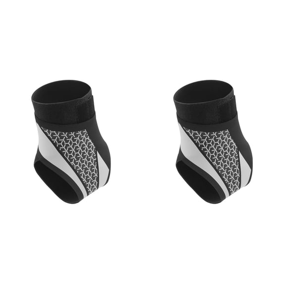 Gytml Sports Ankle Support Brace Anti- Ankle Stabilizer Sleeve Breathable Thin Ankle Guard For Running Gym Hiking Sprain Injury Recovery(Grey-5.7"),One Size,Grey-2PCS-12.4"