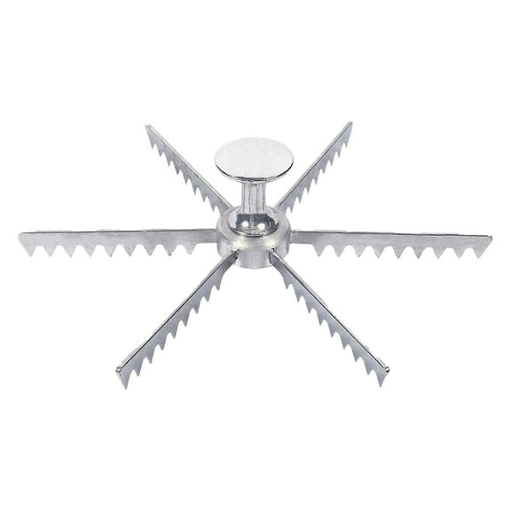 Gytml Stainless Steel Pizza Cutter, Even Slice Pie Divider Tool, Serrated Slicer For Pizza, Pies And Baking(A-6 Slice Pie)