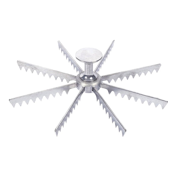 Gytml Stainless Steel Pizza Cutter, Even Slice Pie Divider Tool, Serrated Slicer For Pizza, Pies And Baking(B-8 Slice Pie)