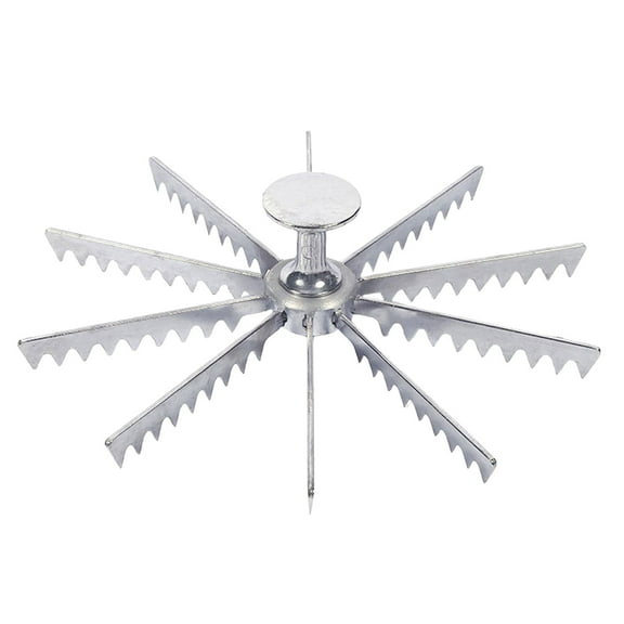 Gytml Stainless Steel Pizza Cutter, Even Slice Pie Divider Tool, Serrated Slicer For Pizza, Pies And Baking(C-10 Slice Pie)