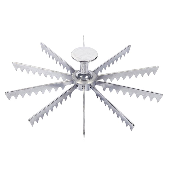 Gytml Stainless Steel Pizza Cutter, Even Slice Pie Divider Tool, Serrated Slicer For Pizza, Pies And Baking(C-10 Slice Pie)