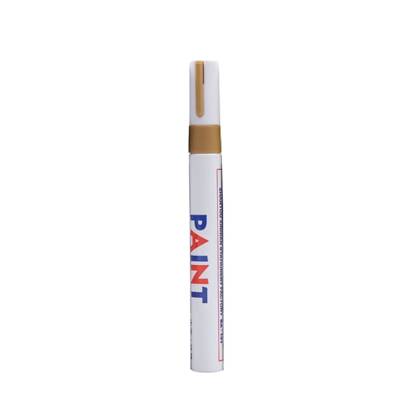 Gytml Tire Paint Pen For Car, Waterproof Paint Pens Oil-Based Markers For Tire Lettering, Quick Dry Non-Fading Tyre Pen Permanent Drawing Marker For Car Tires10Ml Diy Craft Gold-9cm