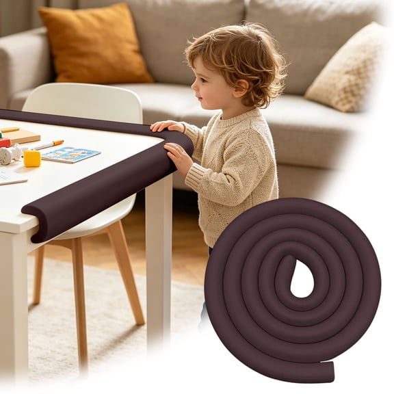 Gytml U Shape Foam Edge Protector Strip, Self Adhesive Proof Furniture Corner Guard, Soft Foam Table Cabinet Edge Bumper For Child Home Safety Accessory(Purple-78.74 Inch)