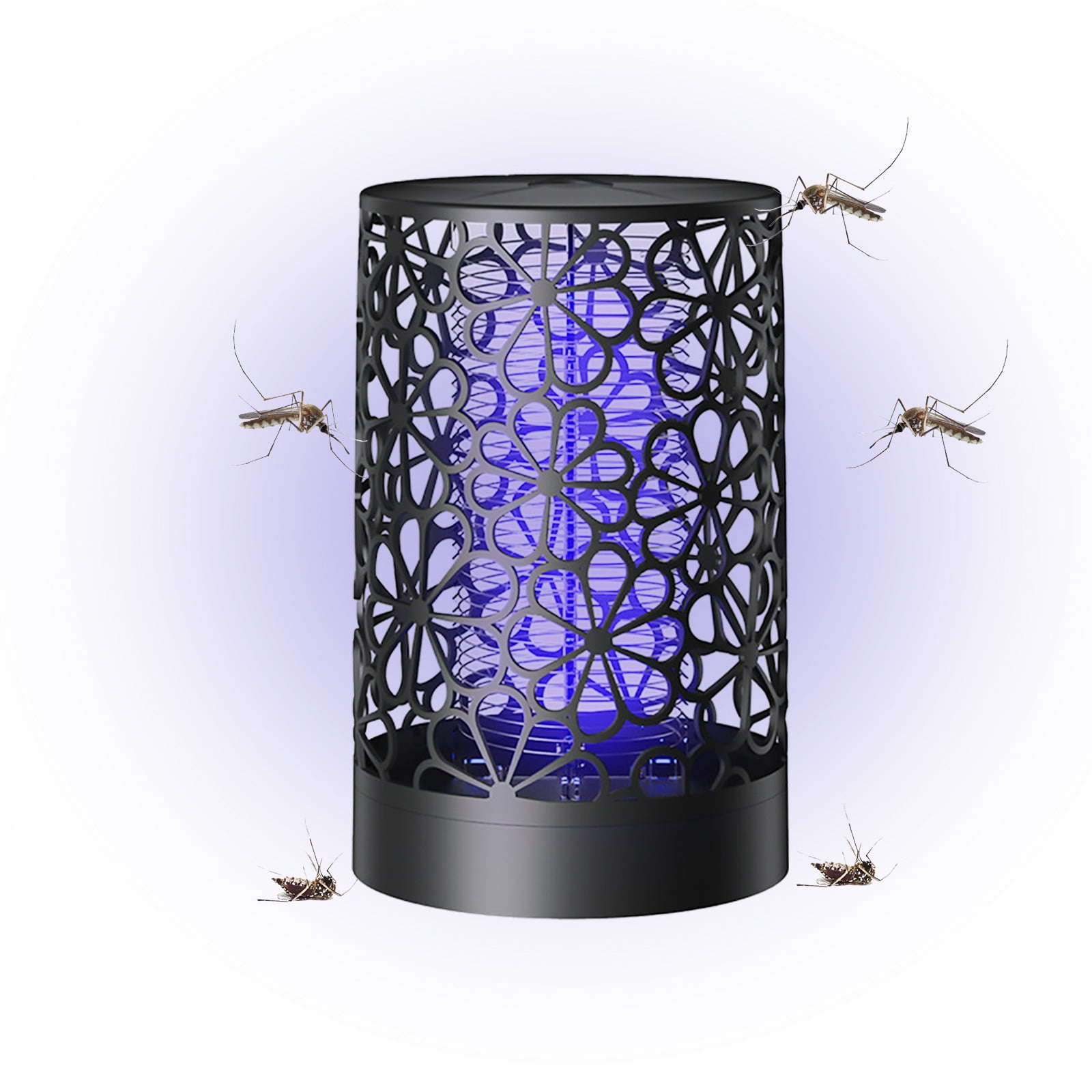 Gytml USB Plug-In Mosquito Eliminator, Biomimetic Purple Light Bug Trap, Safe & Durable Insect Killer For Home, Patio & Courtyard(Black-20.5cmx13cm)