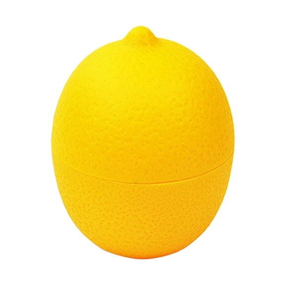 Gytml Vegetable Storage Containers For Refrigerator, Reusable Lemon Shaped Preservation Box, Food Storage Containers With Lids, Refrigerator Preservation Container Gold-8.5x8.5x10.5